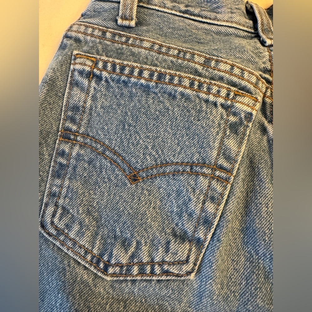 Vintage! 1991 Levis 501 Women’s Blue Denim Jeans, sz 3M (see measurements) - Picture 9 of 15
